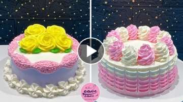 Simple Birthday Cake Decoration Video | Satisfying Cake Tutorials At Home | Cake Design Video