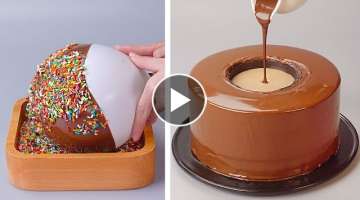 Fun & Creative Chocolate Cake Decorating Ideas | So Tasty Cake Tutorials | Chocolate Cake Hacks