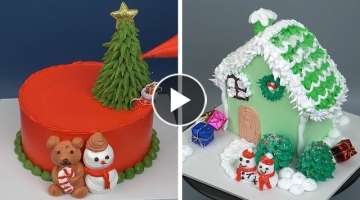 Tasty & Quick Cake Decorations Ideas For Everyone | Easy Merry Christmas Cake Tutorials | So Yumm...
