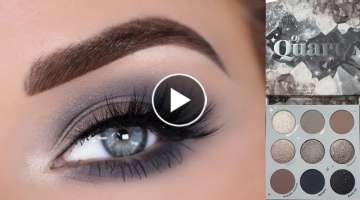 NEW ColourPop Of Quartz Palette | Cool Toned Gray Eyeshadow Tutorial