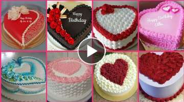 Amazing heart Shaped birthday cake decorating //New My favorite hart Cake Decorating ideas 2021