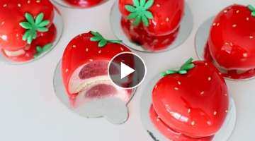 Strawberry mini cake! Easier than you think. 