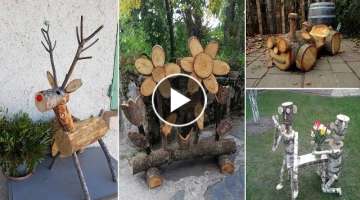 55 Great Ideas With Tree Trunks That Will Originaly Upgrade Your Garden | diy garden