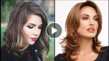Outstanding Medium Length Layered & Feather Haircuts & Hairstyles