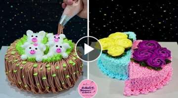 Top 5+ Amazing Cake Decorating Ideas For Cake Lovers | Satisfying Cake Decorations Compilation
