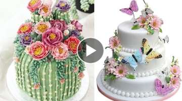 Stunning Cake Decorating Technique Like A Pro | Amazing Creative Cake Decorating Ideas for Beginn...