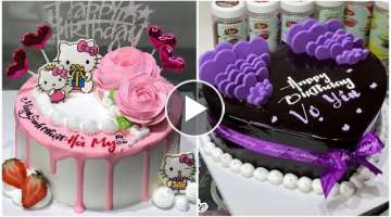 Trang trí bánh kem với Chocolate - Decorate cream cake with Chocolate - DiêuLinh Cake