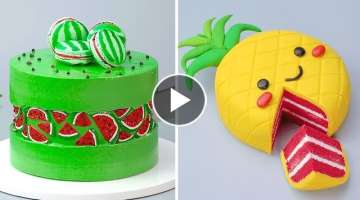 Delicious Fruit Cake Hacks Compilation 2021 | Easy Fruit Cake Decorating Ideas | So Tasty