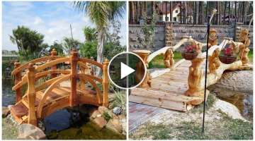 Beautiful landscape design ideas: garden bridges! 44 ideas for inspiration!