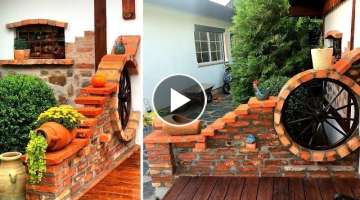 Landscaping ideas: How to use old bricks in your garden and backyard!