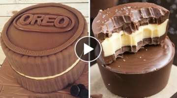 The Best Oreo Chocolate Cake Hacks | So Yummy Cake Tutorials | Easy Chocolate Cake Decorating Ide...