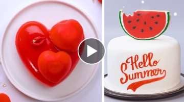 How To Make Cake For Your Coolest Family | So Yummy Cake Recipes | Easy Cake Decorating Ideas