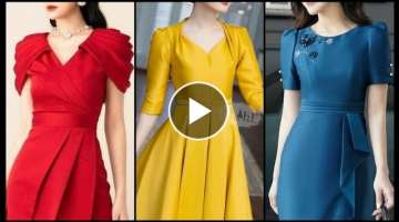 Most Stylistics Gorgeous plaided sleeves neck Bodycon Dress high waisted office wear designer dre...