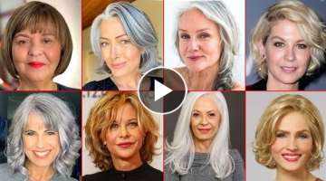 Top 100! Superb Short Gray Haircuts For Ladies/Trending Hair Colure For 40 to 60 age of Ladies