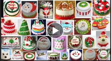 Simple Easy Christmas Cake Decorating Ideas/Christmas Cake Ideas for Beginners/Christmas Cake Des...
