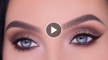 Soft Glam Eye Look With Brown Eyeliner Makeup Tutorial | Maven Beauty