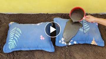 DIY - Decorate the garden using 2 pillows - Very Beautiful