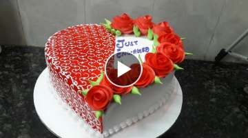 Happy Engagement cake making by New Cake Wala