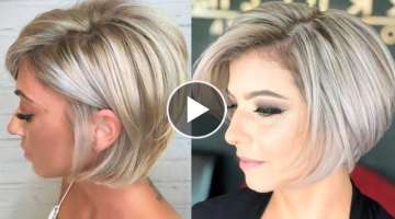 stylish and stunning look short Stacked Bob Haircuts Best collection 2023