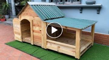Fun House Design Ideas for Your Pets - How To Building A Warm Dog House - Best Dog Houses For Win...