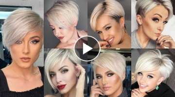 35+ Dazzling Blonde Pixie Cut Ideas You'll Want to Try #shorthairstyles #wednesdayaddams #2023