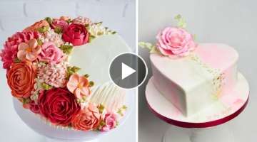 Beautiful Heart Cake Decorating For My Loves | Most Satisfying Cake Videos