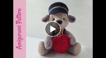 Teddy Bear Pattern, Crochet Pattern, Amigurumi Pattern, PATTERN, PDF Download, Suitable for Begin...