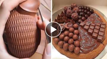 Delicious Chocolate Cake Recipes | So Yummy Chocolate Cake Decorating Ideas | Easy Chocolate Cake...