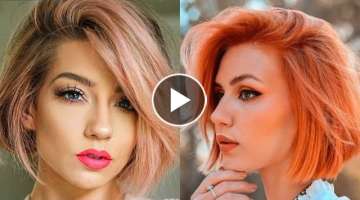 Easy & perfect Short layered bob haircuts/Dye hair /Hairstyles//Haircuts to try in 2023