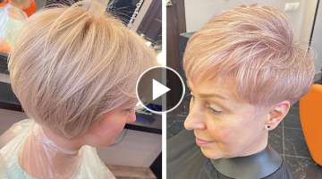 5+ Modern Haircuts for Women Over 50 | Look Younger With Short Hairstyle | Woman Hair Ideas