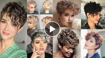 trending dye's ideas with cutest curly short pixie haircut // Fashion Girly Hacks