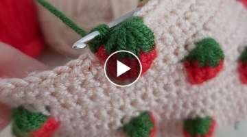 Super 3D Crochet Knitting Pattern - Şahane Tığ İşi Örgü Modeli