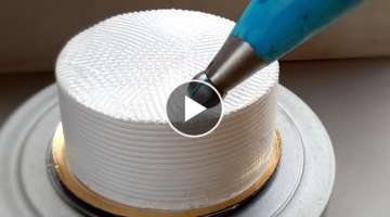 New trick | Cake की बिलकुल नयी डिजाइन | New trick for cake deco...