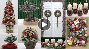 10 Christmas decoration ideas with pine cones | Diy Christmas Ideas