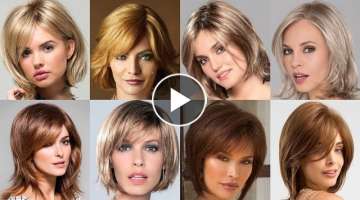 33+ Latest Medium Length Haircuts Ideas For Women Over 40 With Unique Hair Color Ideas