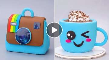 Fancy And Cute Fondant Cake Decoration For Everyone | So Tasty Chocolate Dessert Homemade