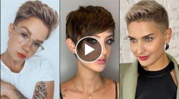 Short Pixie Haircuts Top Trendy | Pixie Cut With Bangs New Haircut Ideas 20-2021