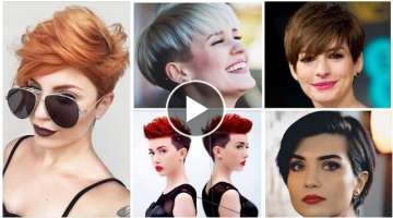 Ideas de colores de tinte para el cabello de tendencia | Short Pixie HairCuts Trendy