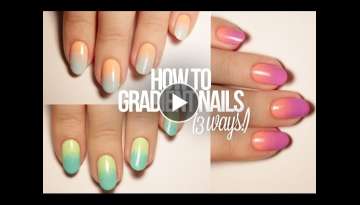 How To Do Gradient Nails (3 Ways!)