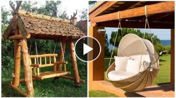 Furniture for outdoor recreation: garden swing! 40 beautiful examples!