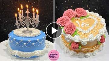 Most Satisfying Flower Cake Decorating Ideas | Easy Cake Decorating Supplies | Wilton Cake Tutor...