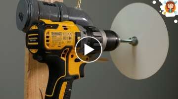 4 Amazing Homemade Tools - Using a Drill