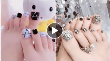 most beautiful and stylish women foot wear collection of different types of toe nail art designs2...