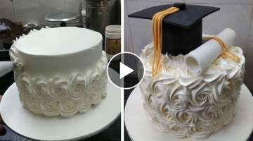 Graduetion Lawyer Adocate Rosette Cake Design |Lawyer Cake Design |Adocate Cake Design |Rosette C...