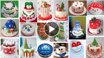 Simple Easy Christmas Cake Decorating Ideas/Christmas Cake Ideas for Beginners/Christmas Cake Des...