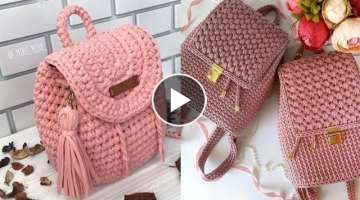 Latest Most Beautiful and amazing crochet hand bags designing ideas 2021
