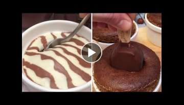 Melting Chocolate Cake for All????! Zebra Dessert???? Magic Brownies ✨Chocolate & Banana Cakes?...