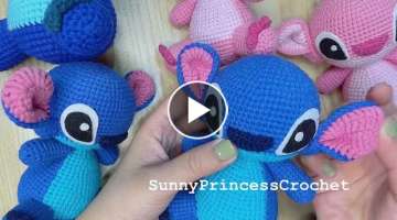 Crochet Stitch and Angel Amigurumi Pattern / Disney Stitch crochet pattern