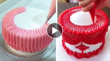Wonderful Cake Decorating Skills as Professional | Yummy Chocolate Cake Recipes Tutorials