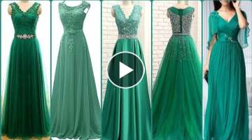 Trendy Classical Tulle evening party wear bridesmaid chiffon & lace Long Maxi dresses collection